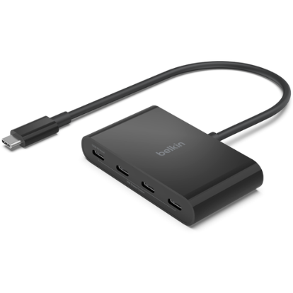 Hub USB-C  4x Port USB-C Hub  Negru