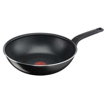 Tigaie Wok Rotunda Aluminiu Acoperire Interioara Titan 3.6l 28cm Negru