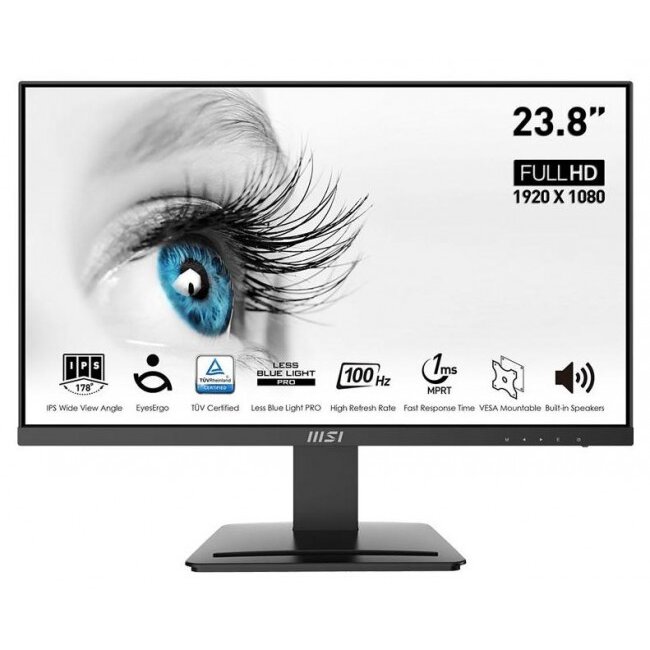 Monitor PRO MP243X - 23.8inch IPS  Full HD  1ms(MPRT)  100HZ   Adaptive-Sync Negru
