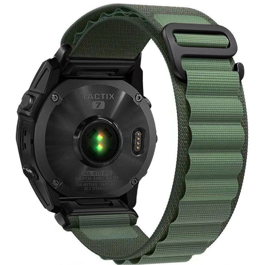 Curea Smartwatch compatibila cu Garmin Fenix 5/6/6 Pro/7 Green