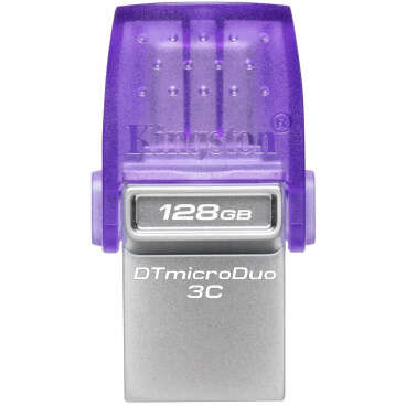 Memorie USB Kingston USB-A 3.2 / USB-C microDuo 3C 128Gb