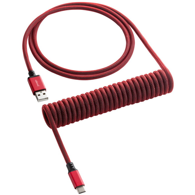Cablu Date/Incarcare USB Type C USB Type A 1.5m Rosu