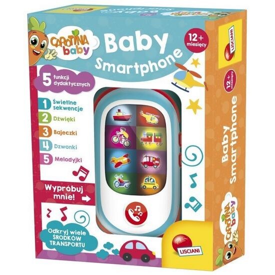 Jucarie Interactiva Smartphone 1an Plastic 3x AAA Multicolor