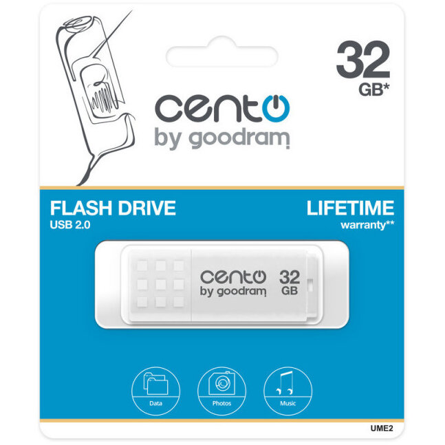 Memorie USB 32GB USB 2.0 White