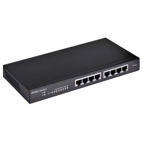 Switch GS1900-8-EU0102F  Smart Managed  Fanless Negru