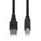 Ibox IKU2D 1.8m USB 2.0 USB A - USB B Negru
