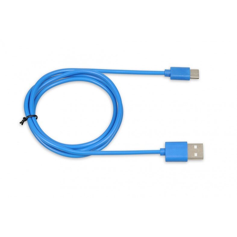 Cablu de date IKUMTCB  1m USB 2.0 USB A - USB C Albastru