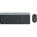 Resigilat MK470 Tastatura USB Layout US Graphite + Mouse Optic USB Graphite