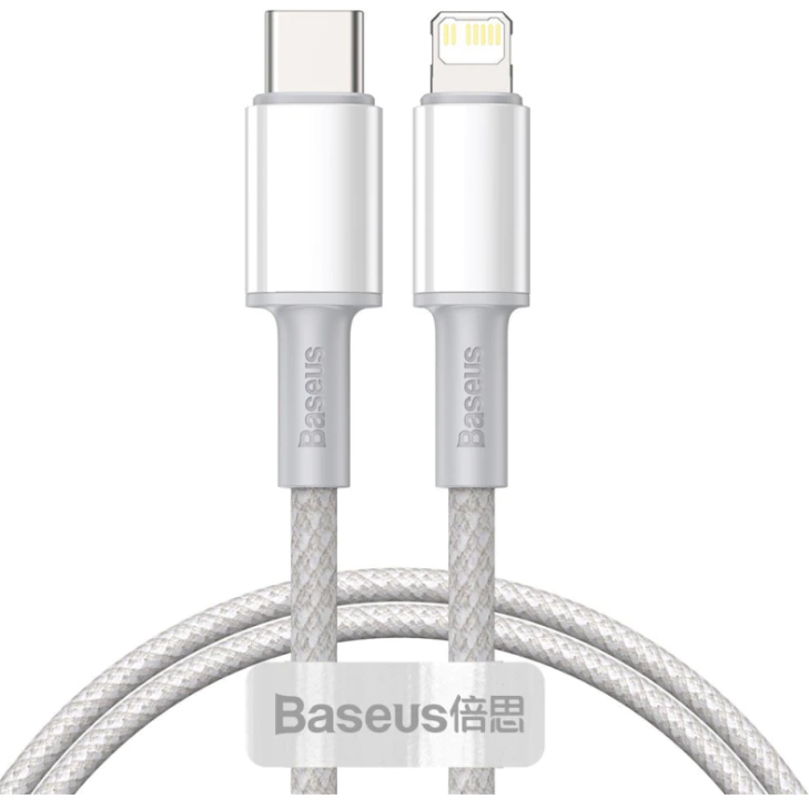 Cablu Date/Incarcare USB-C Lightning 1m Alb