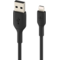 Cablu Date/Incarcare Belkin Lightning USB-A 0.15m Negru