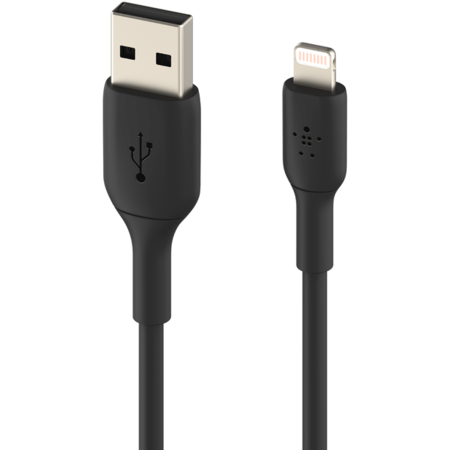 Cablu Date/Incarcare Belkin Lightning USB-A 0.15m Negru