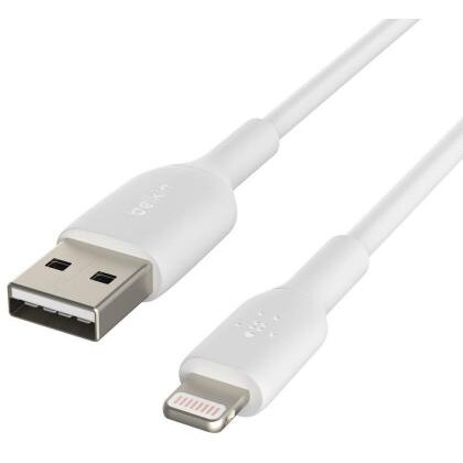 Cablu Date/Incarcare Lightning USB-A 0.15m Alb