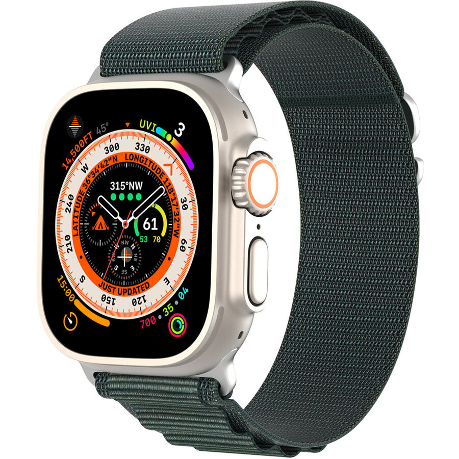 Accesoriu smartwatch Sports GS compatibila cu Apple Watch 4/5/6/7/8/SE/Ultra 42/44/45/49mm Green