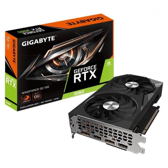 Placa Video GeForce RTX 3060 WindForce 12GB OC