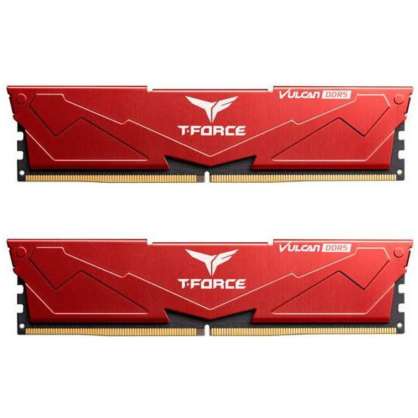 Memorie T-Force Vulcan Red 32GB (2x16GB) DDR5 5600MHz CL32 Dual Channel Kit