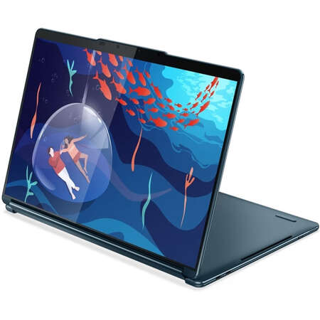 Laptop Lenovo Yoga Book 9 13IRU8 13.3 inch 2.8K OLED Tocuh Intel Core i7-1355U 16GB DDR5 1TB SSD Windows 11 Home Tidal Teal