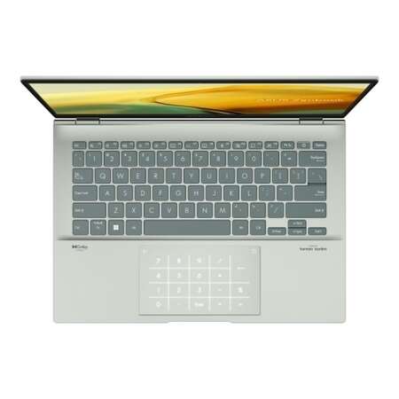 Laptop ASUS ZenBook 14 WQXGA 14 inch Intel Core i5-1240P 16GB 512GB SSD Free Dos Aqua Celadon