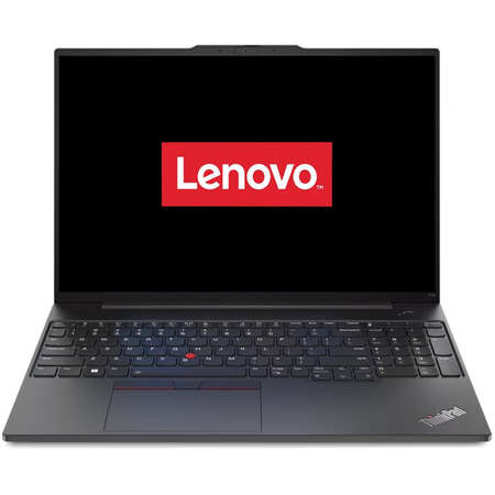 Laptop Lenovo ThinkPad E16 Gen 1 16 inch WUXGA AMD Ryzen 5 7530U 16GB DDR4 512GB SSD Graphite Black
