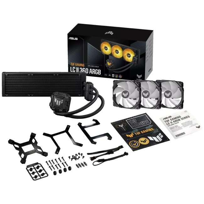 Cooler Procesor Asus TUF GAMING LC II 360 ARGB Negru — imaginea 6