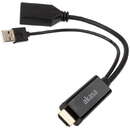 HDMI - DisplayPort  25cm Negru