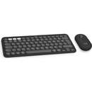 Kit Logitech Tastatura Pebble 2 Combo Mouse Negru