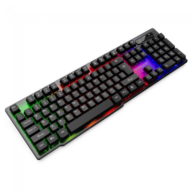 Tastatura Solar RGB Negru