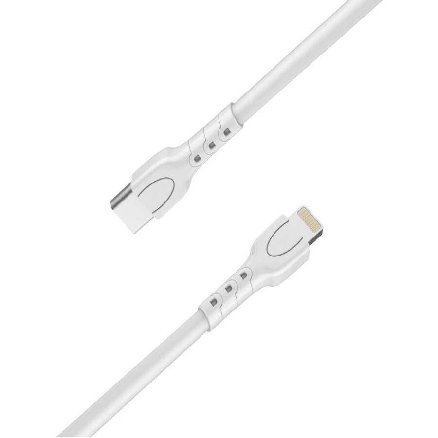 Cablu Type-C la Tip Lightning Lemontti LEMCTYCLH2A 1.2m Alb — imaginea 4