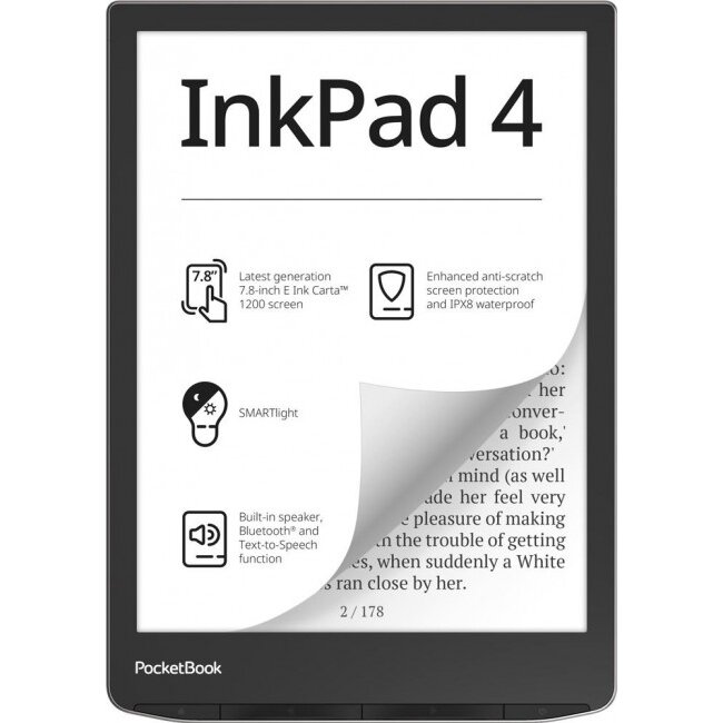 eBook Reader 743 InkPad 4 Linux  7.8inch   Gri