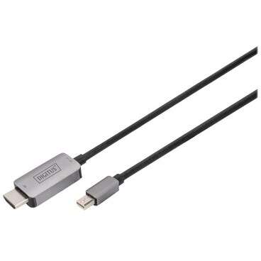 Adaptor Digitus Mini DisplayPort - HDMI  1m Negru