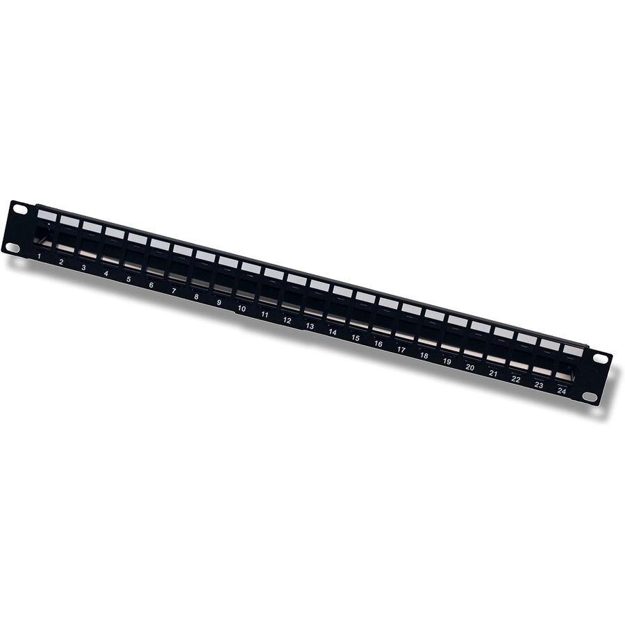 Patch Panel 19inch 1U Black