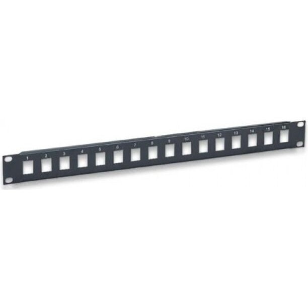 Patch Panel 19inch 1U Black