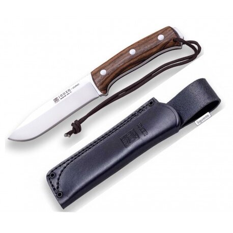 Cutit Nomad Lama Otel Inox Maner Micarta Teaca Piele Maro