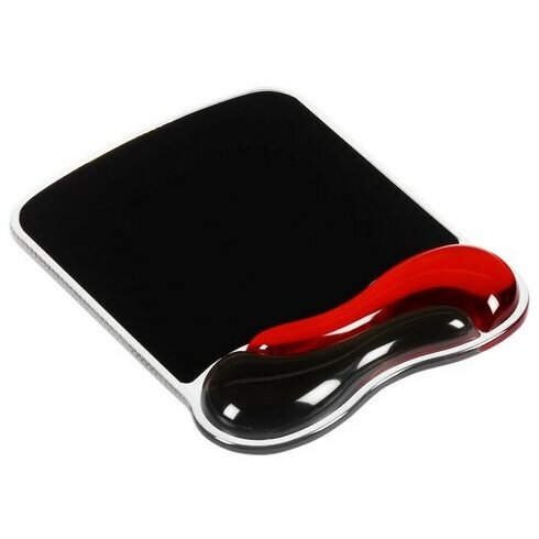 Mousepad Duo Gel Integrated Wrist Support Rosu