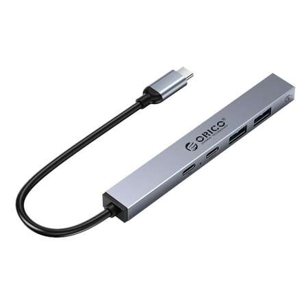 Hub USB Orico BC1-5CP 2x USB 2.0 2x USB-C  0.15m Gri