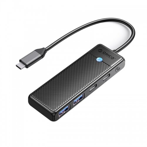 Hub USB PAPW2AC-C3-015-BK  2x USB-A  2x USB-C Negru