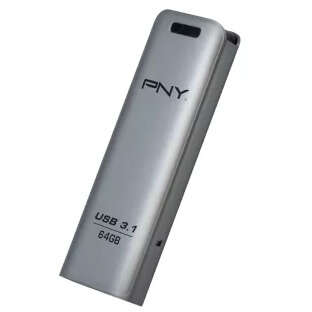 Stick PNY Technologies USB3.1  Flash Drive 64GB  Stainless Steel Gri