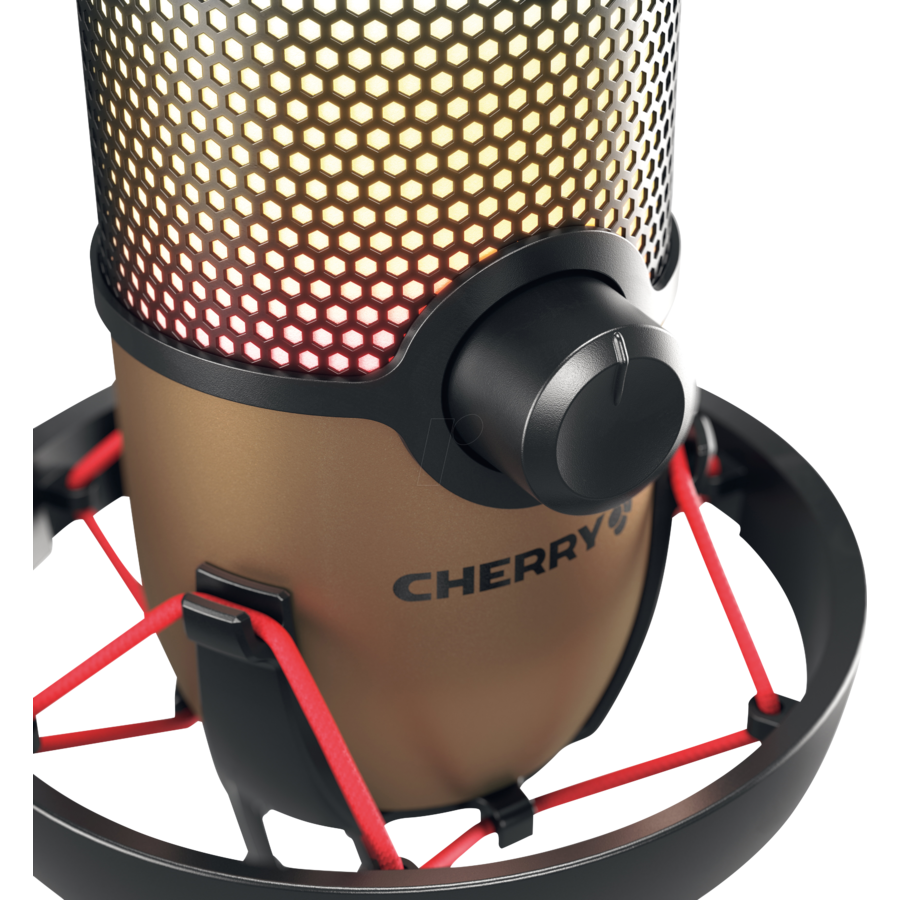 Microfon Cherry Streaming UM 9.0 PRO RGB USB-C Negru — imaginea 2