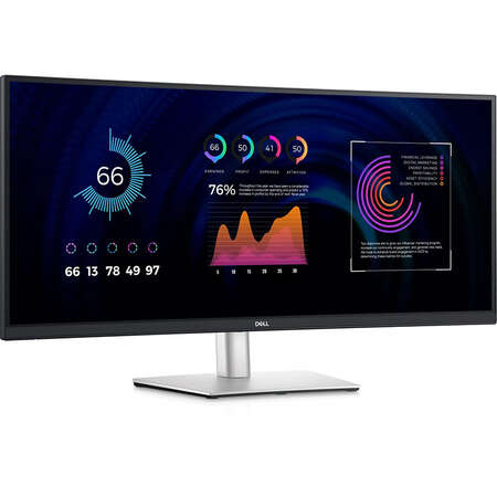 Monitor LED Curbat Dell P3424WE 34 inch WUQHD IPS 5ms Black