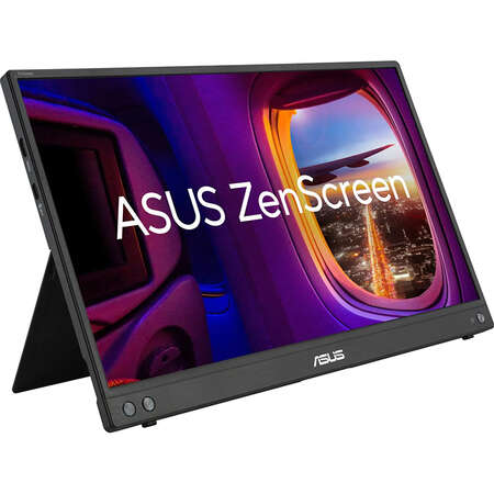 Monitor LED Portabil ASUS ZenScreen MB16AHV 15.6 inch IPS 5ms 60Hz Black