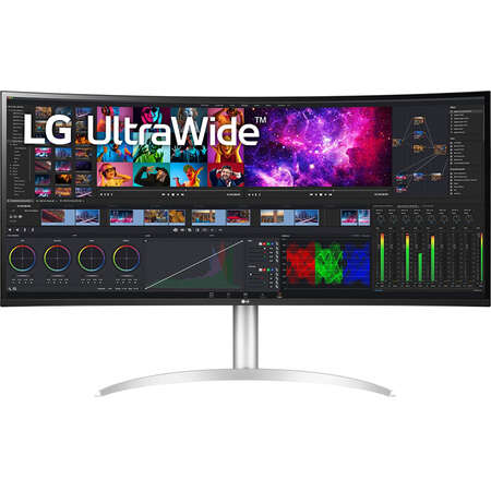 Monitor LED Curbat LG UltraWide 40WP95CP-W 29.7 inch UWUHD IPS 1ms 60Hz White