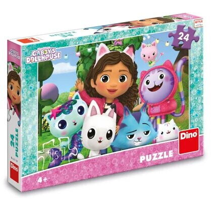 Puzzle Dino Casa de Papusi a lui Gabby 24 Piese 4 Ani+