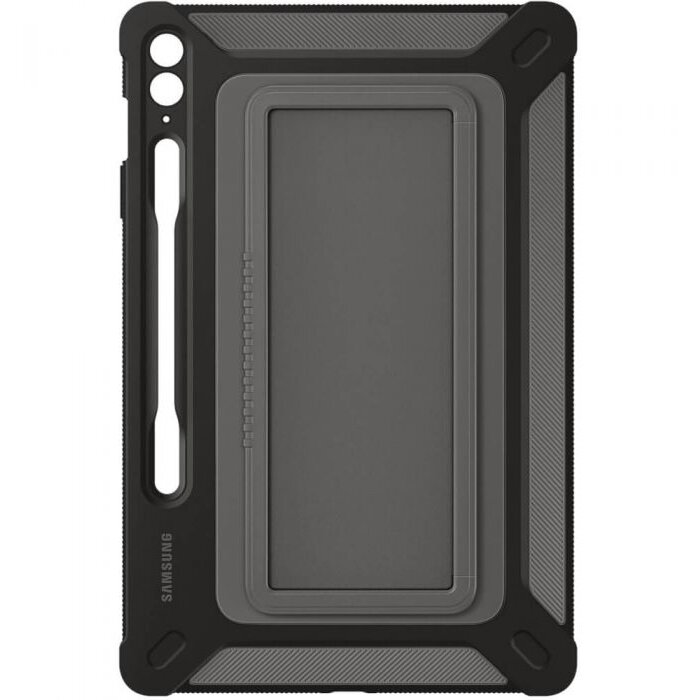 Husa Samsung Outdoor Cover Galaxy Tab S9 FE Plus Negru — imaginea 4