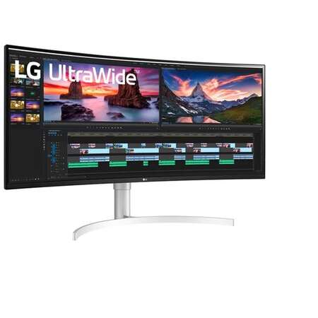 Monitor LG 38WN95CP-W 37.5inch   UltraWide Curbat 144Hz Alb
