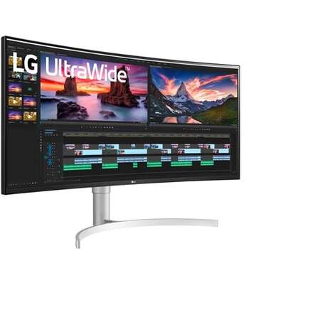 Monitor LG 38WN95CP-W 37.5inch   UltraWide Curbat 144Hz Alb