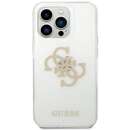 TPU Big 4G Full Glitter pentru iPhone 14 Pro Max Transparent