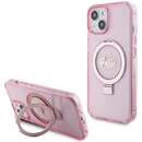 Ring Stand Glitter MagSafe pentru iPhone 15 Roz