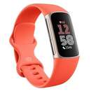 Bratara Fitness Fitbit Charge 6 GPS + GLONASS Rezistenta Apa 50m Bluetooth NFC Portocaliu