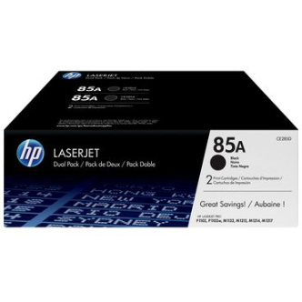 Set 2 Tonere HP 85A Original LaserJet CE285AD Negru