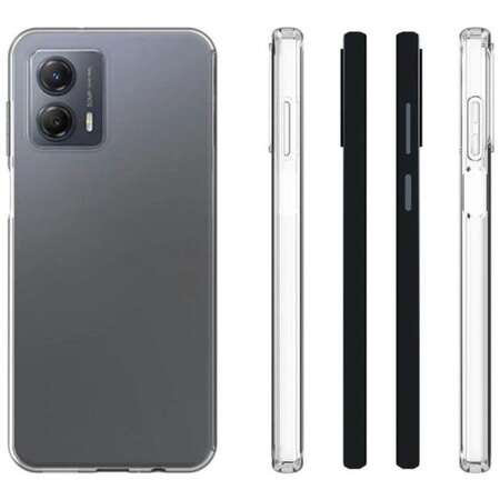 Husa Devia Silicon Naked pentru Motorola Moto G53 5G Crystal Clear