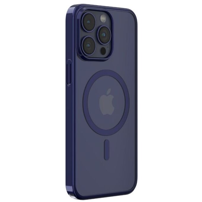 Husa Devia Glimmer Series Magnetic pentru iPhone 15 Pro Max Albastru